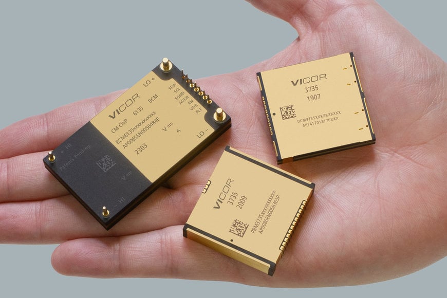 Vicor releases highest density automotive-grade power modules, enabling 48V power systems for electric vehicles